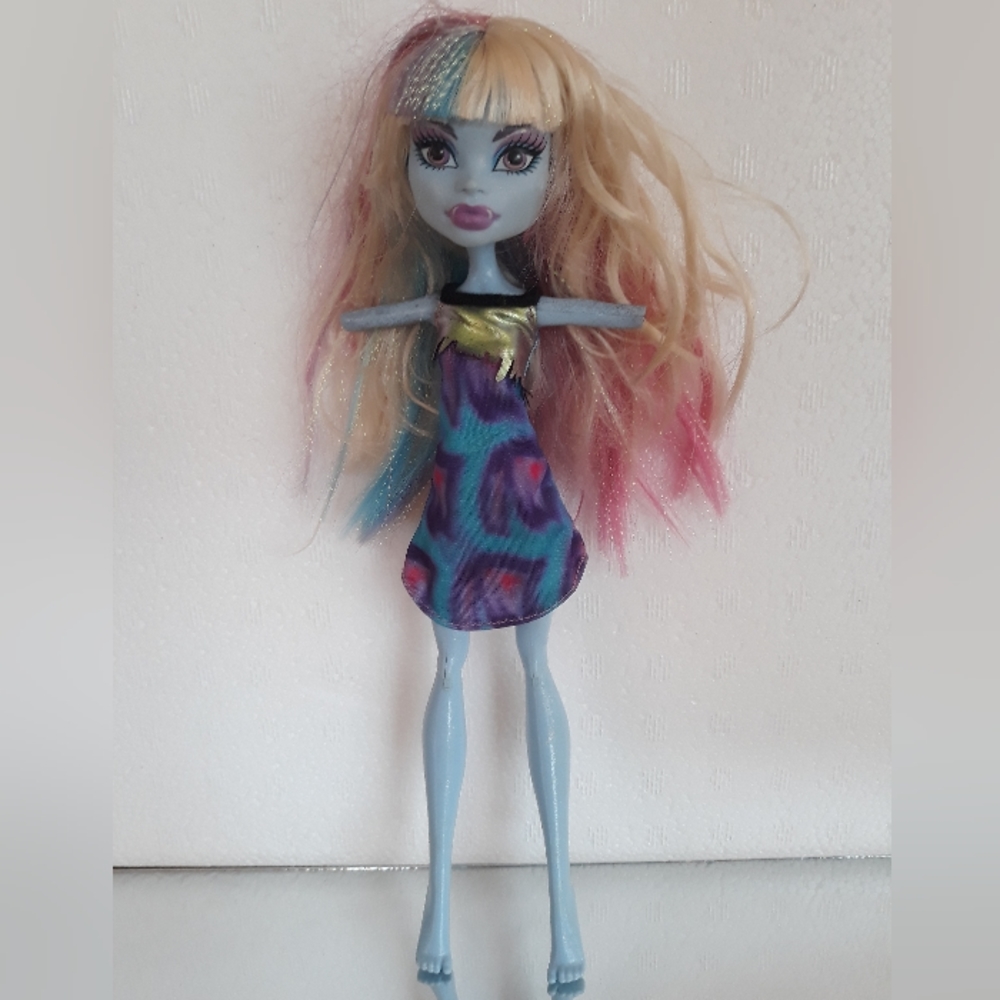 Monster High Abbey Bominable 2012 "Picture Day" First Wave w Dress No Arms